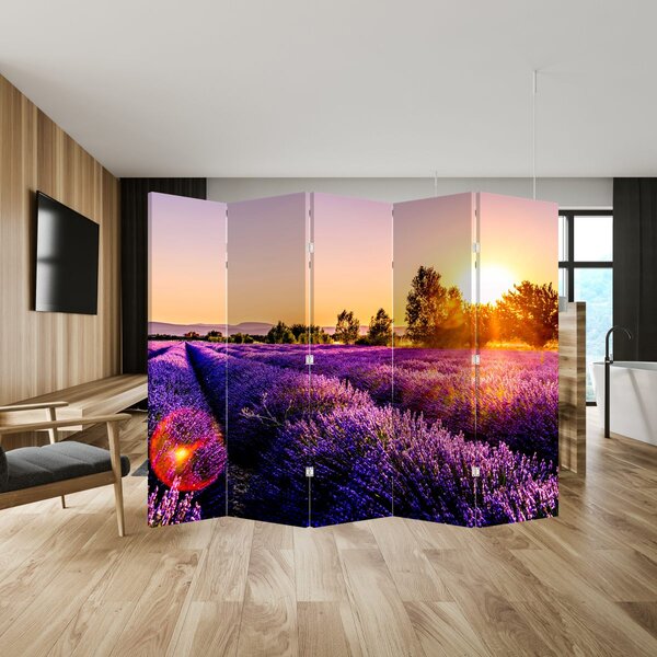 Parawan - Lawendowe pole (210x170 cm)