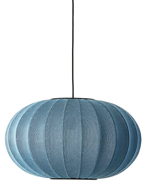 Lampa Wisząca Made By Hand, Knit-Wit 57, ściemnialny, niebieski, salon, tkanina | tekstylia, skandynawski