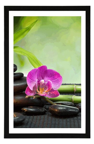 Plakat z passe-partout Feng Shui martwa natura