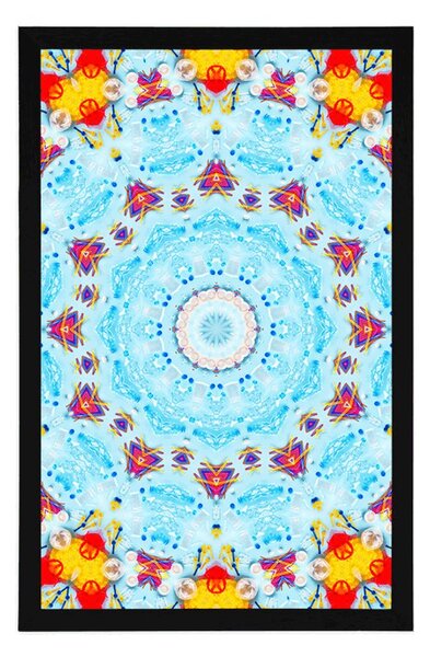 Plakat ciekawa Mandala