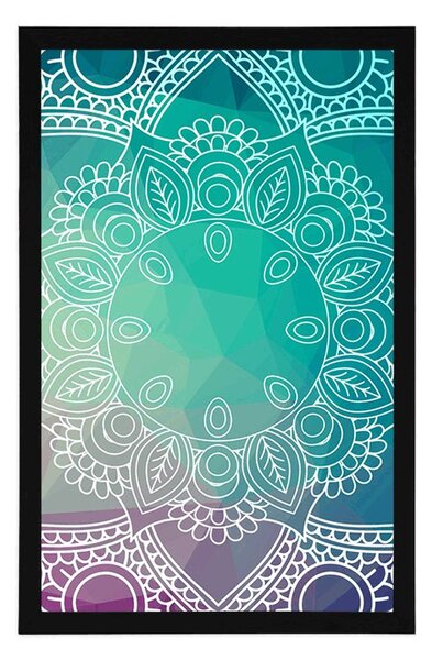 Plakat pastelowa Mandala