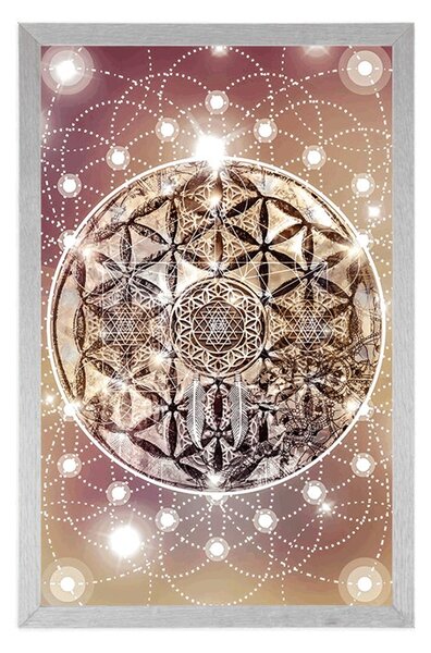 Plakat czarująca Mandala
