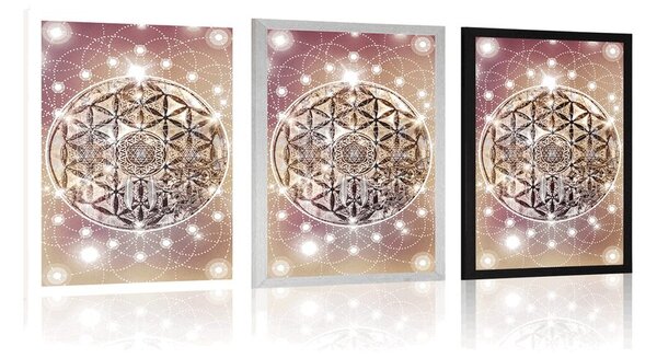 Plakat czarująca Mandala