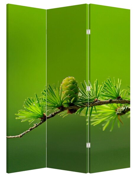 Parawan - Zielona szyszka (126x170 cm)
