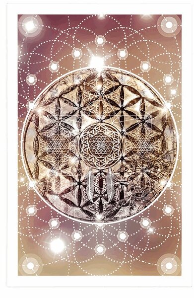 Plakat czarująca Mandala