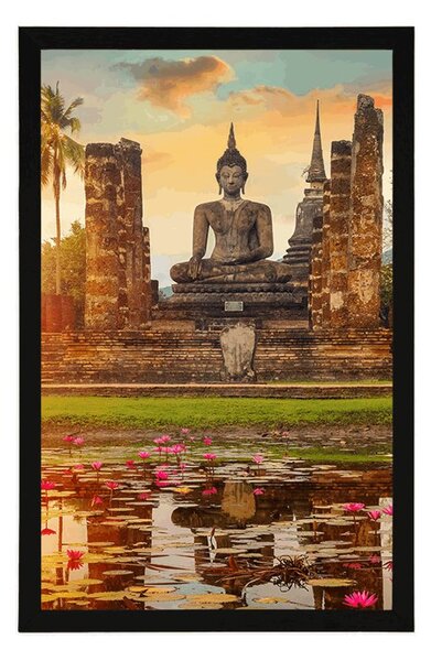 Plakat Posąg Buddy w parku Sukhothai