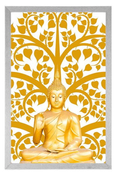 Plakat Budda z drzewem życia