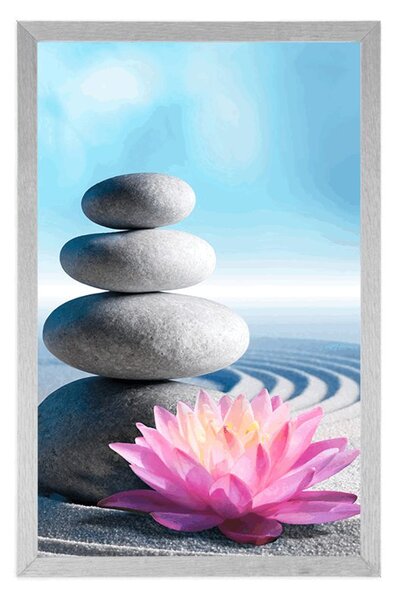 Plakat wellness kamenie