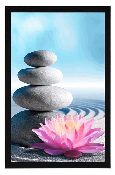 Plakat wellness kamenie