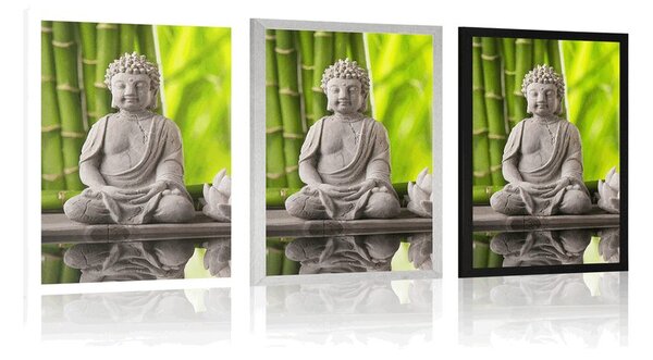 Plakat harmonijny Budda