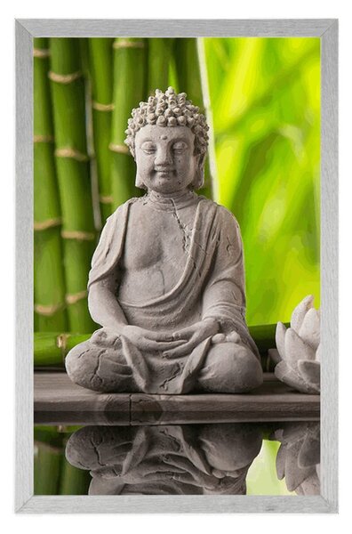 Plakat harmonijny Budda