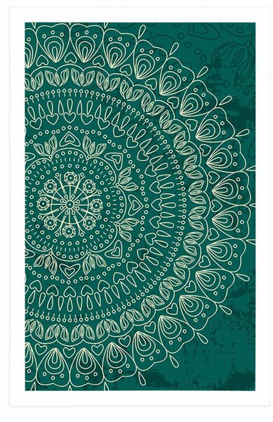 Plakat ręcznie rysowana Mandala