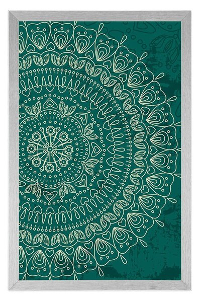 Plakat ręcznie rysowana Mandala