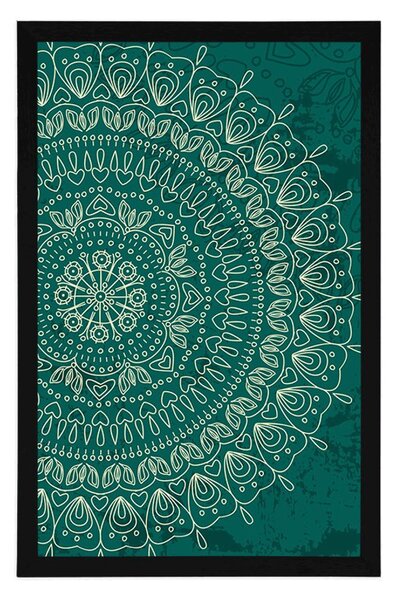 Plakat ręcznie rysowana Mandala