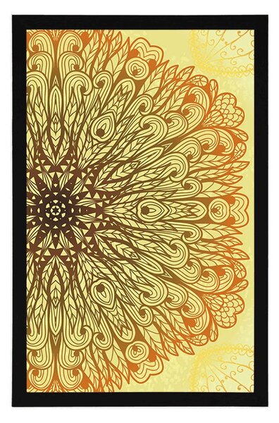 Plakat unikalny ornament etniczny