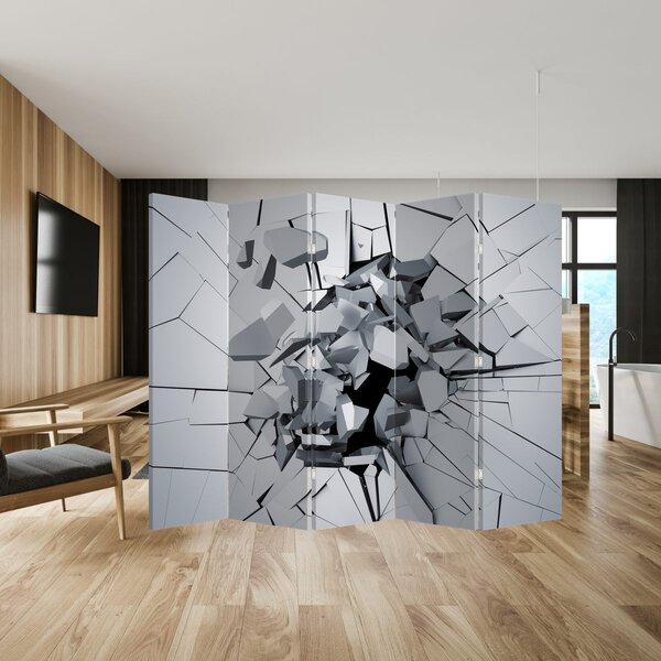 Parawan - Abstrakcja 3D (210x170 cm)
