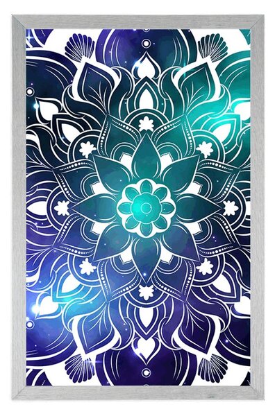 Plakat nowoczesna Mandala z orientalnym wzorem