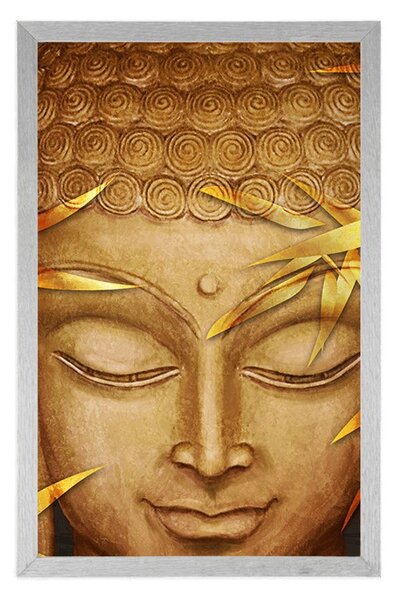 Plakat uśmiechnięty Budda