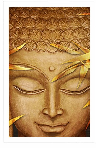 Plakat uśmiechnięty Budda