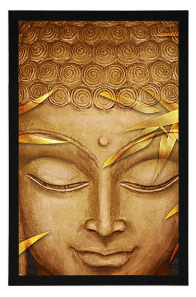 Plakat uśmiechnięty Budda