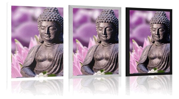 Plakat spokojny Budda