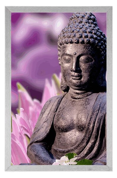 Plakat spokojny Budda