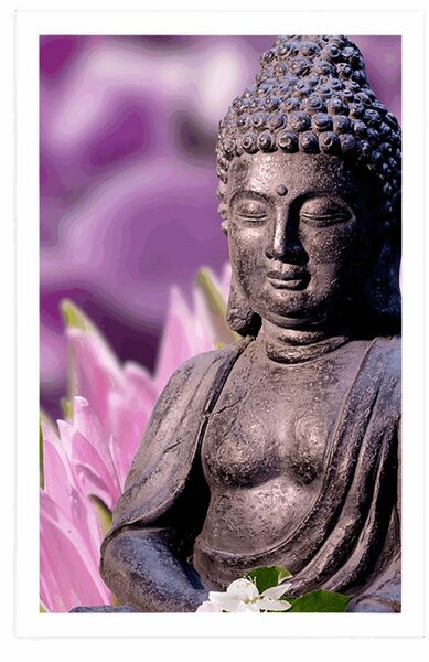 Plakat spokojny Budda