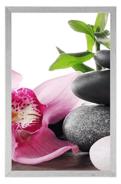 Plakat harmonijna martwa natura zen