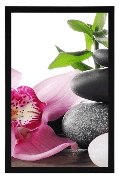 Plakat harmonijna martwa natura zen