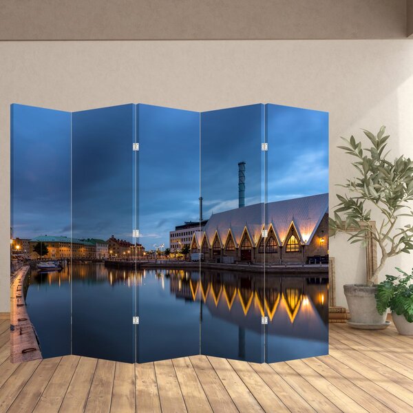 Parawan - Kanał wodny - Göteborg (210x170 cm)