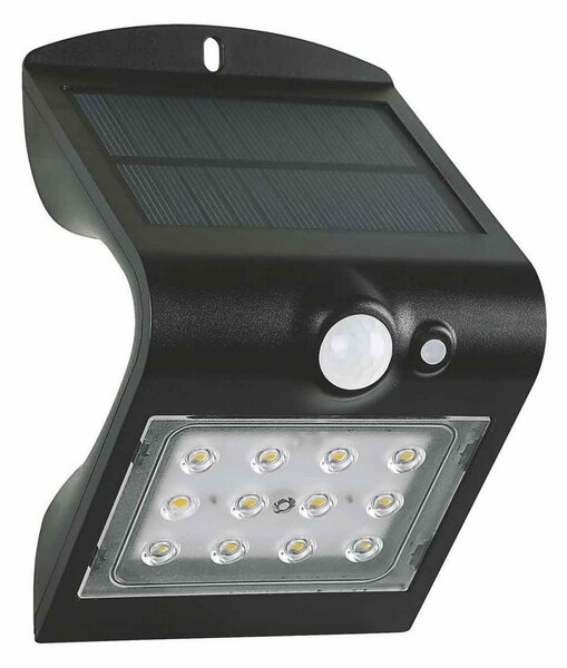 Greenlux LED Kinkiet solarny z czujnikiem LED/1,5W IP65 GXSO005