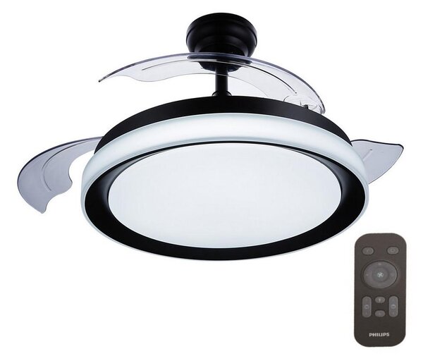 Philips Philips - LED Wentylator sufitowy BLISS LED/35W/230V 5500/4000/3000K czarny + pilot P4495