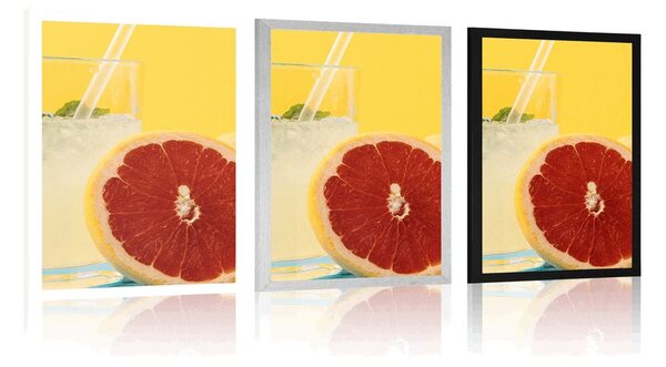 Plakat owocowa lemoniada