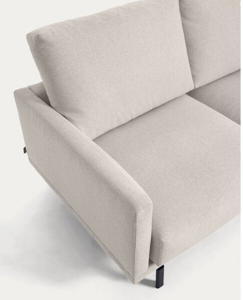 Beżowa sofa z tkaniny szenilowej 334 cm Galene – Kave Home
