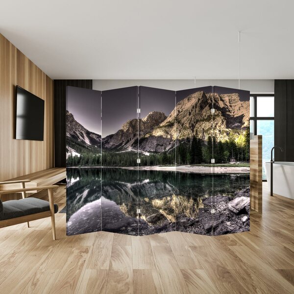 Parawan - Jezioro w górach (210x170 cm)