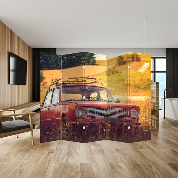 Parawan - Samochód w terenie (210x170 cm)