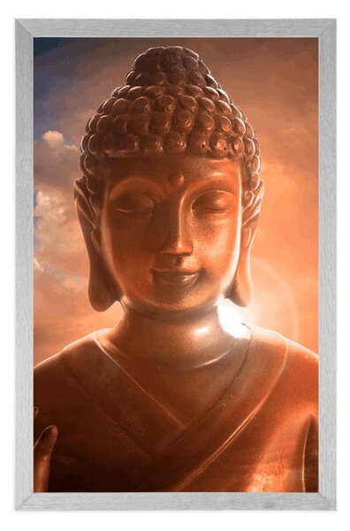 Plakat Budda wśród chmur