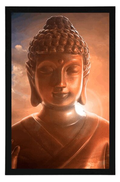 Plakat Budda wśród chmur