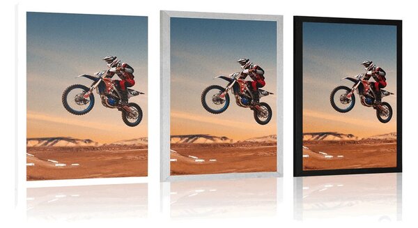 Plakat dla motocyklisów