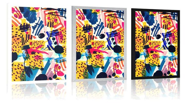 Plakat pop art atrakcja