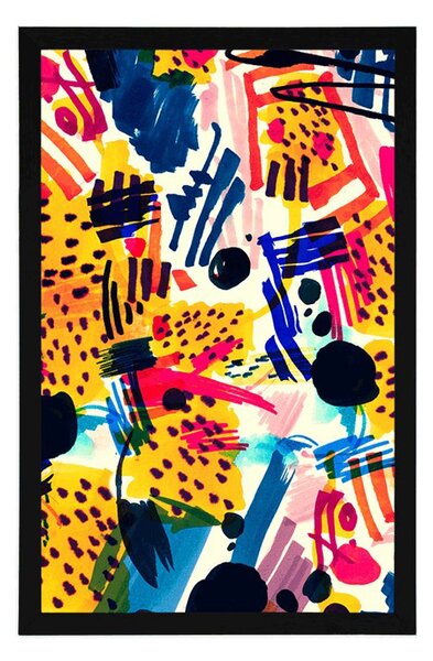 Plakat pop art atrakcja