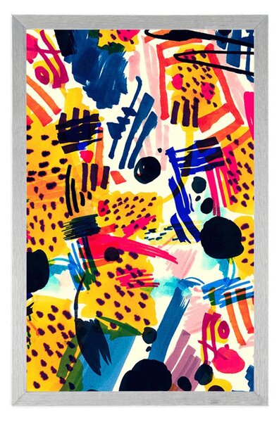 Plakat pop art atrakcja