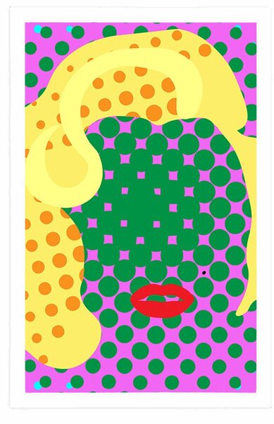 Plakat Marilyn Monroe w stylu pop-art