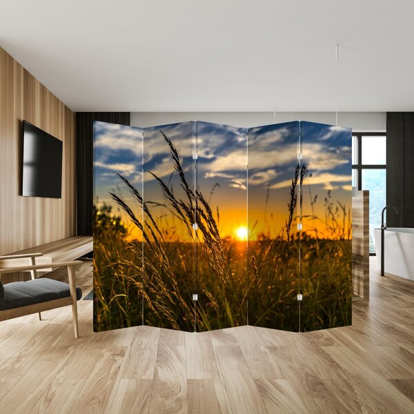 Parawan - Pole o zachodzie Słońca (210x170 cm)