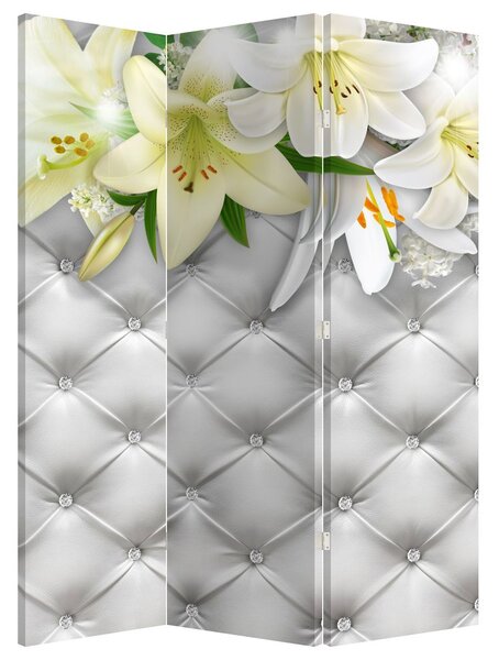Parawan - Kwiaty lilii (126x170 cm)