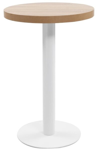 Stolik bistro, jasnobrązowy, 50 cm, mdf