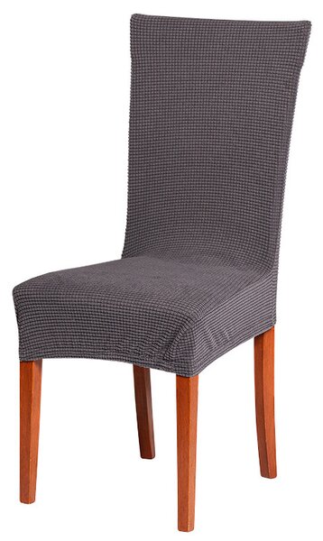 Pokrowiec na krzesło uniwersalny-sztruks - antracytowy - Rozmiar Siedzisko 38x38 cm, wysokość o