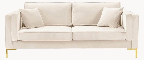 Sofa o wyglądzie aksamitu Luis (3-osobowa), S 230 cm