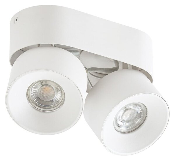 Lampa Sufitowa PRIOS, Rotari basic, ściemnialny, biały, salon, metal, nowoczesny