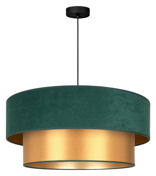 Lampa Wisząca Duolla, Dorina, zielony, sypialnia, tkanina | tekstylia, młodzieżowy
